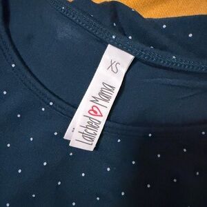 Latched Mama knot front maxi dress xs very good condition